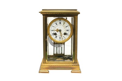 Lot 429 - A 19TH CENTURY MANTLE CLOCK