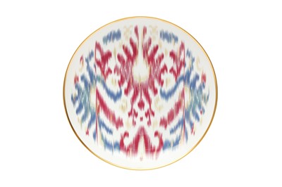 Lot 419 - Hermes 'Voyage en Ikat' Dessert Plates