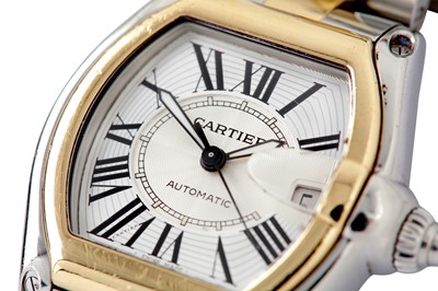 Lot 359 - CARTIER ROADSTER BRACELET WATCH
