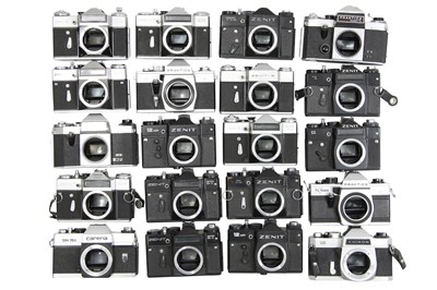 Lot 87 - Twenty Mechanical M42/M39 SLR Camera Bodies.