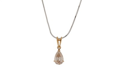 Lot 168 - A DIAMOND PENDANT NECKLACE