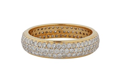 Lot 187 - A DIAMOND ETERNITY RING, CIRCA 2016