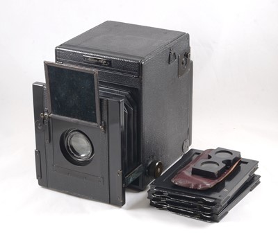Lot 136 - LARGE Marion & Co Soho Reflex Type Plate Camera.