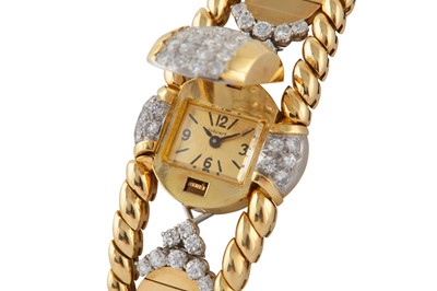 Lot 338 - CHAUMET DIAMOND COCKTAIL WATCH