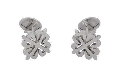 Lot 323 - A PAIR OF PATEK PHILIPPE CUFFLINKS