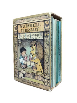 Lot 198 - Sendak (Maurice) Nutshell Library, each volume and box signed