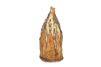 Lot 85 - LARGE BRITISH STUDIO POTTERY VASE OF IRREGULAR FORM