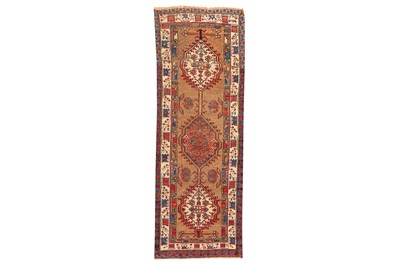 Lot 494 - AN ANTIQUE SERAB RUNNER, NORTH-WEST PERSIA