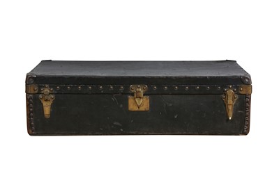 Lot 388 - Louis Vuitton for Holland & Holland Black Steamer Trunk
