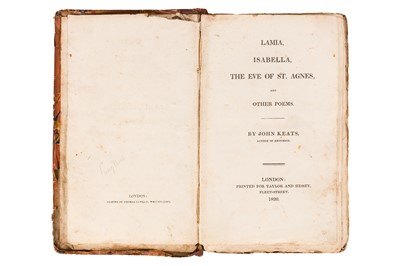 Lot 152 - Keats. Lamia, ist Ed. 1820
