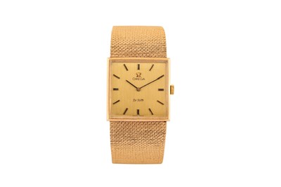 Lot 445 - OMEGA DE VILLE BRACELET WATCH - 9K GOLD