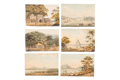 Lot 84 - Wathen. Journal of a Voyage, to Madras and China 6 original watercolours. [1811-12]