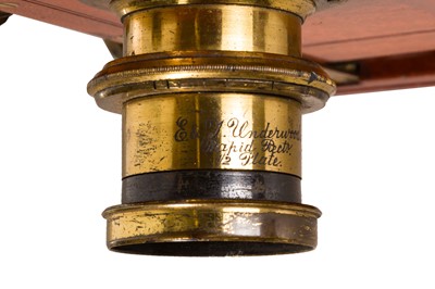 Lot 17 - A Fallowfield Victoria Half Plate Mahogany & Brass Field Camera by Henry Park