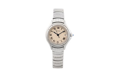 Lot 486 - CARTIER COUGAR BRACELET WATCH