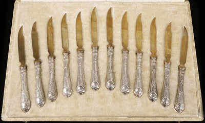 Lot 238 - A fine antique French Solid Sterling Silver...
