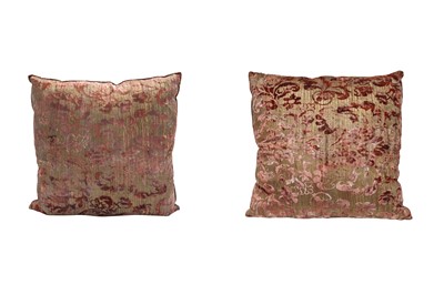 Lot 503 - A PAIR OF FORTUNY VENETIA STUDIUM CUSHIONS