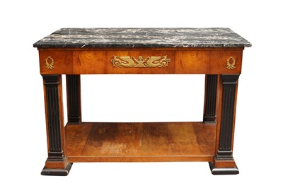 Lot 416 - AN EMPIRE CONSOLE TABLE