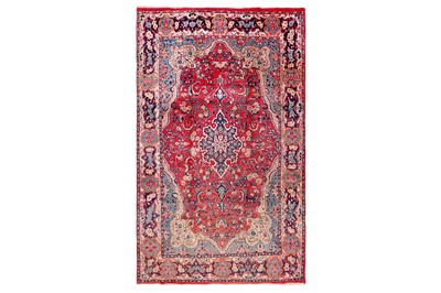 Lot 303 - A FINE SAROUK CARPET, WEST PERSIA