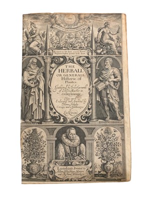 Lot 118 - Gerard.The Herball or Generall Historie of Plantes, 1636