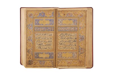 Lot 20 - AN ILLUMINATED QUR'AN, INDIA, POSSIBLY 18TH CENTURY