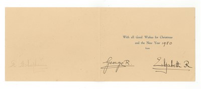 Lot 517 - George VI, King of the United Kingdom & Elizabeth, Queen Consort