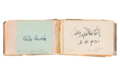 Lot 84 - Autograph Album.-  Musicians, Actors & Politicians