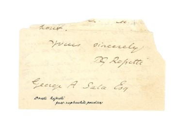 Lot 67 - Rossetti (Dante Gabriele)