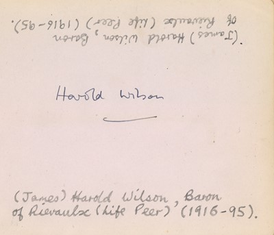 Lot 95 - Autograph Albums.- Actors & Politicians