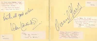 Lot 94 - Autograph Albums.- Actors, Entertainers & Footballers