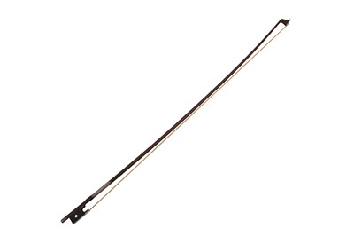 Lot 160 - AN EARLY 20TH CENTURY WILHELM HERMANN HAMMIG VIOLIN BOW