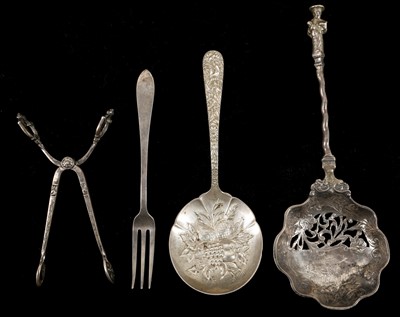 Lot 241 - An antique Solid Sterling Silver miniature...