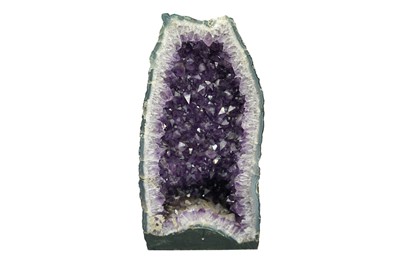 Lot 266 - A LARGE AMETHYST CATHEDRAL GEODE