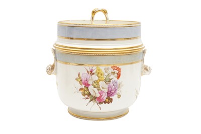 Lot 217 - A DERBY PORCELAIN ICE PAIL, CIRCA 1795