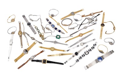 Lot 83 - A COLLECTION OF VINTAGE AND LATER WATCHES