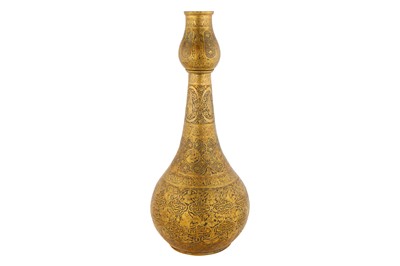Lot 125 - A LARGE QAJAR VASE