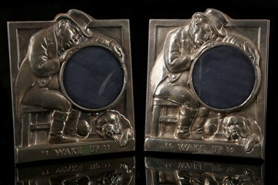 Lot 328 - A pair of contemporary Sterling Silver picture...