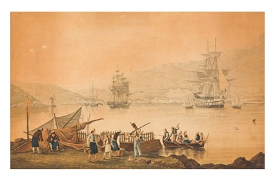 Lot 127 - Cartwright (Joseph), View of the Town and Harbour of Vathi in Ithaca, 1821
