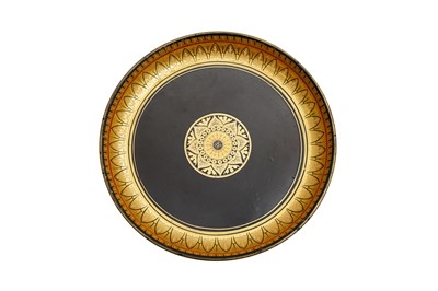 Lot 174 - A REGENCY PERIOD TOLLWARE  DISH CIRCA 1810