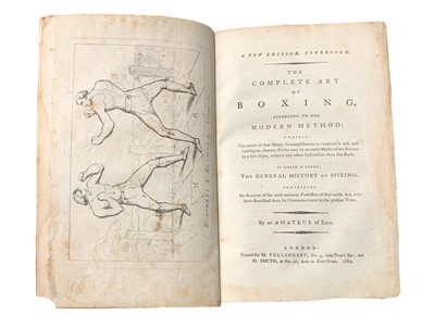Lot 47 - The Complete Art of Boxing according to the Modern Method... 1789
