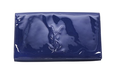 Lot 155 - Saint Laurent Blue Belle Du Jour Clutch