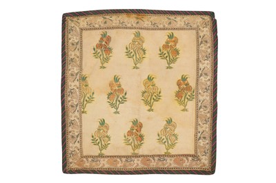 Lot 88 - A 17TH CENTURY PERSIAN SAFAVID SILK BROCADE PANEL