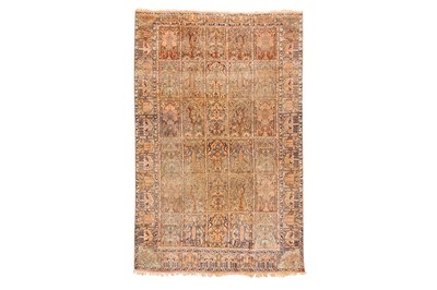 Lot 479 - A FINE KASHMIR SILK CARPET
