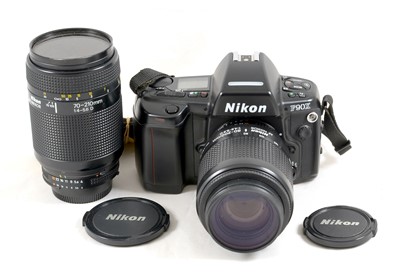 Lot 163 - Nikon F90X AF Film Camera & Lenses.