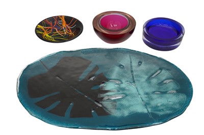 Lot 262 - A GROUP OF STUDIO GLASS