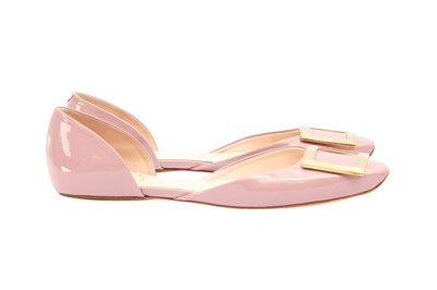 Lot 40 - Roger Vivier Mauve Trompette D'Orsay Ballerina Flat - Size 35.5
