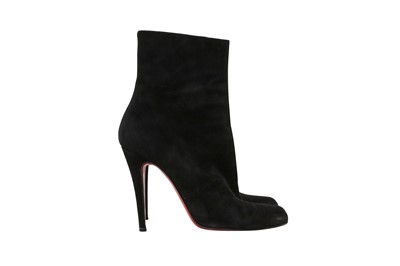 Lot 95 - Christian Louboutin Black Ankle Boot - Size 38