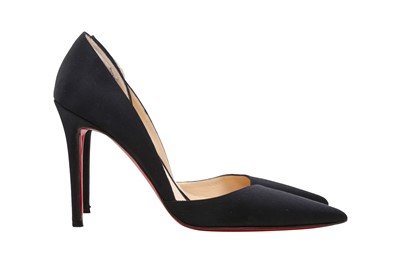 Lot 124 - Christian Louboutin Black New Helmut Heeled Pump - Size 38