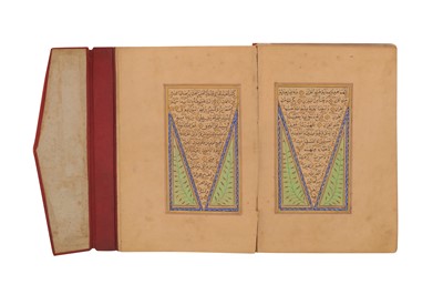 Lot 23 - AN ILLUMINATED QUR’AN, OTTOMAN, DATED 1228AH (1813AD)