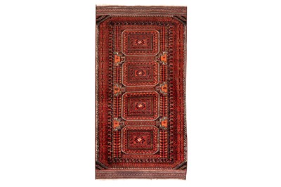 Lot 486 - A FINE BALOUCH RUG, BALOUCHISTAN, approx:...