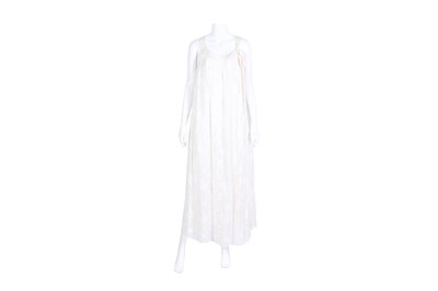 Lot 518 - Eres Ivory Silk Resort Maxi Dress - Size M/L
